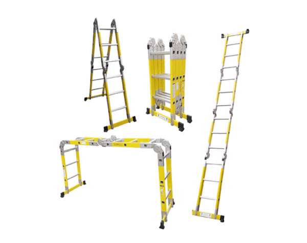 Escalera Multipropósito de Fibra de Vidrio12 Peldaños 150 KG